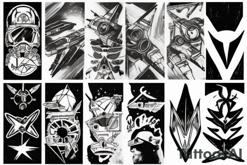 x-wing tattoo idea