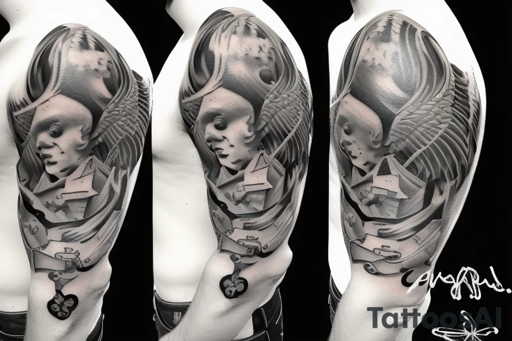 cupids guns tattoo idea