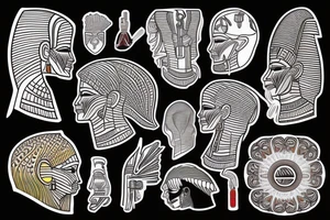 egyptian ankh bio engineering tattoo idea