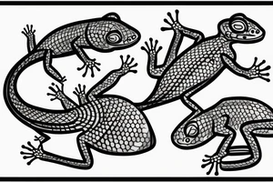 Gecko tattoo idea