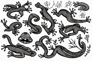 Gecko tattoo idea