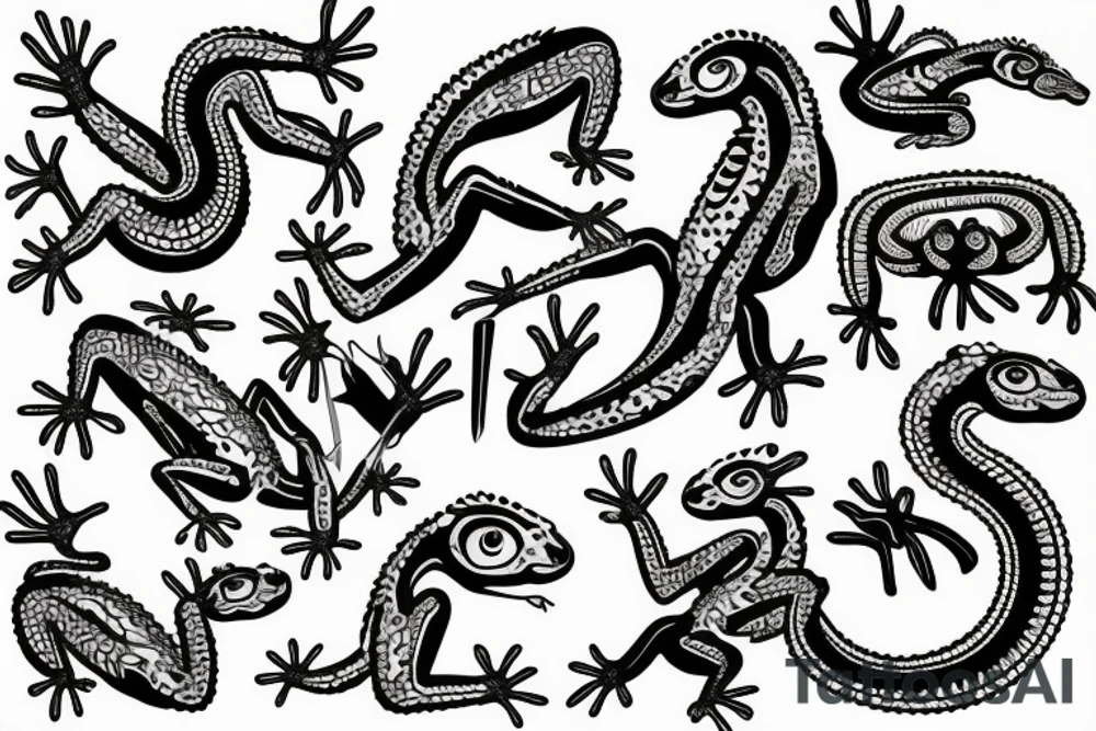 Gecko tattoo idea