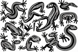 Gecko tattoo idea