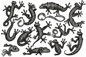 Gecko tattoo idea