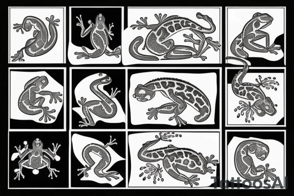 Gecko tattoo idea