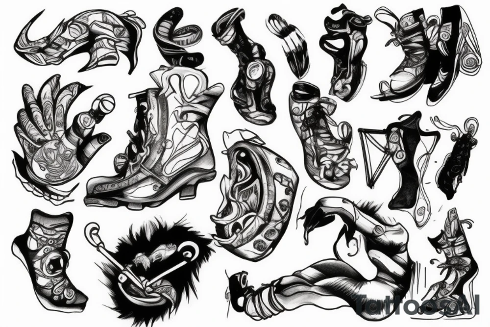 climbing tattoo idea