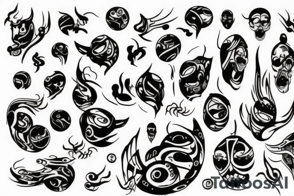 Tatto  based on Three Bodies Problemy by Cixin Liu tattoo idea