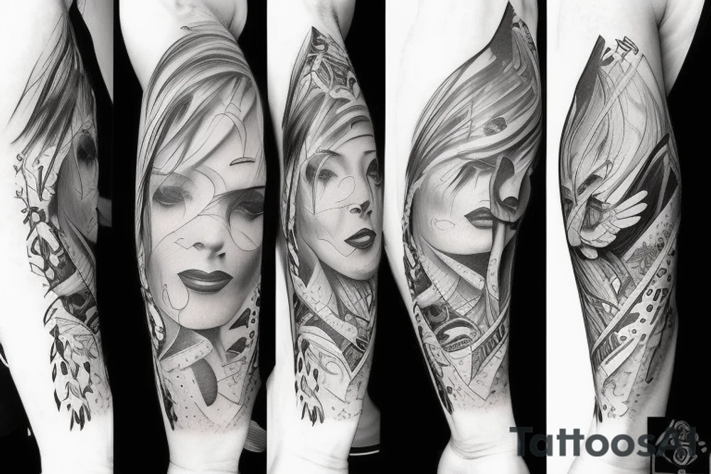 climbing tattoo idea