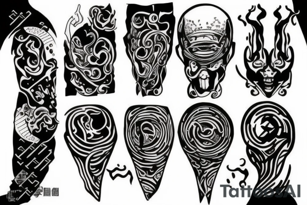 Tatto  based on Three Bodies Problems by Cixin Liu tattoo idea