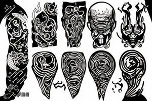 Tatto  based on Three Bodies Problems by Cixin Liu tattoo idea