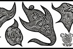 Comet tattoo idea
