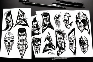 Vlone tattoo idea