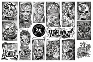 Datum 07.07.2043 auf Uhr
Freunde für immer
Promille und Bier
Handschlag tattoo idea