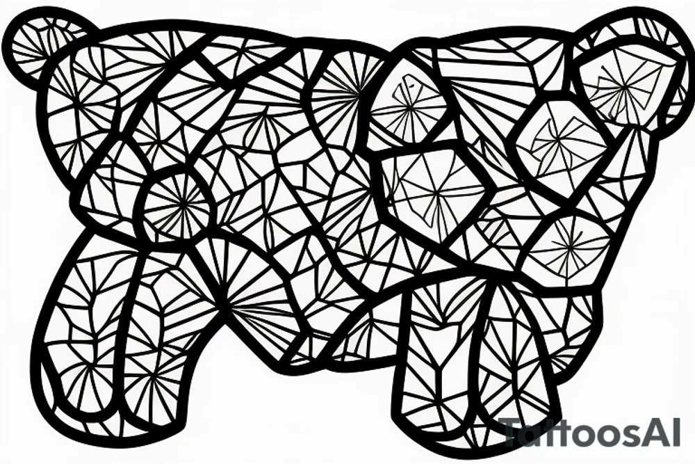 Bear, butterfly, Joshua tree, flowers, jewelry, love, mountains tattoo idea