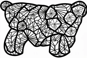 Bear, butterfly, Joshua tree, flowers, jewelry, love, mountains tattoo idea