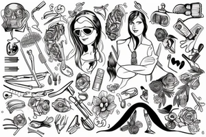 Carolina, a surgeon from Argentina, my wife, my love tattoo idea