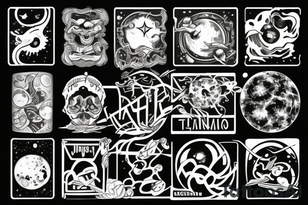 Planets tattoo idea
