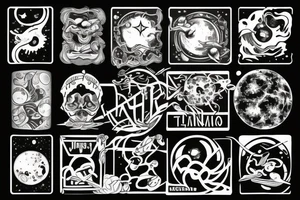 Planets tattoo idea