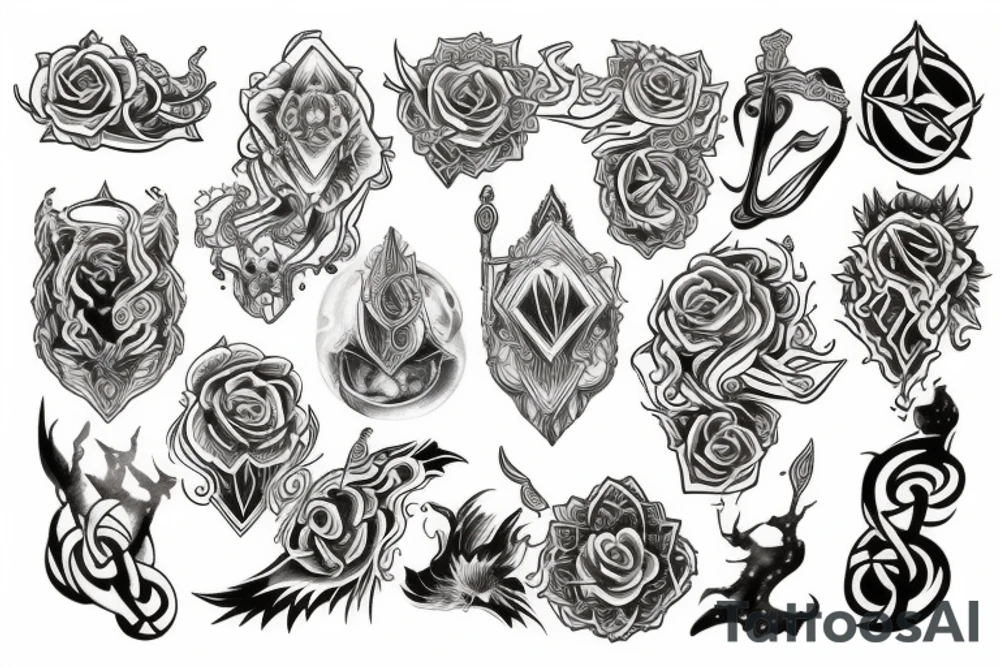Triple Goddess tattoo idea
