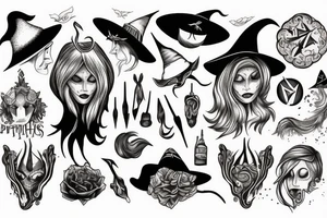 Three witches tattoo idea
