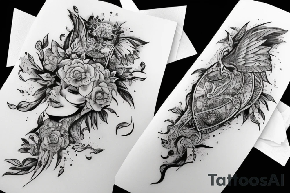 космос tattoo idea