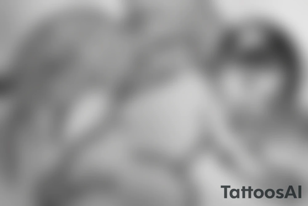 baby angel tattoo idea