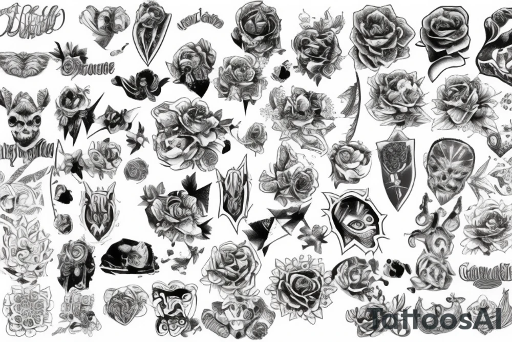 a tattoo with 3, 777 tattoo idea