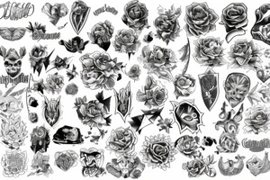 a tattoo with 3, 777 tattoo idea