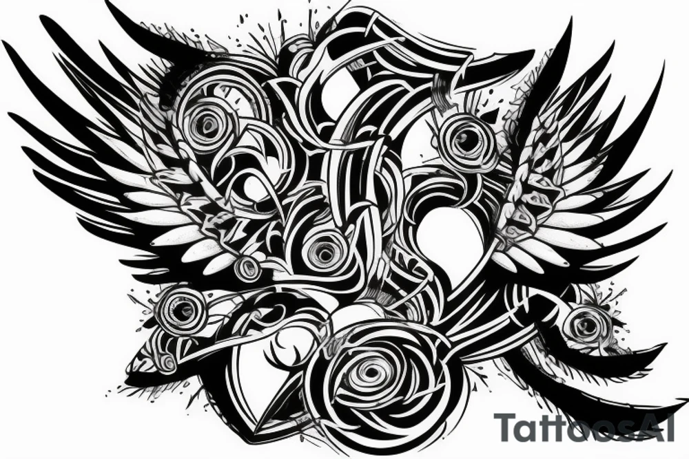 angels tattoo idea