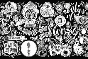 everyone is trying to find their way in this world, everyone is always striving for happiness tattoo idea