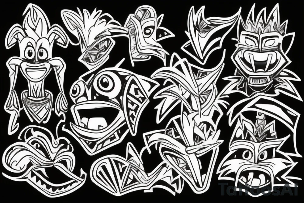 crash bandicoot tattoo idea
