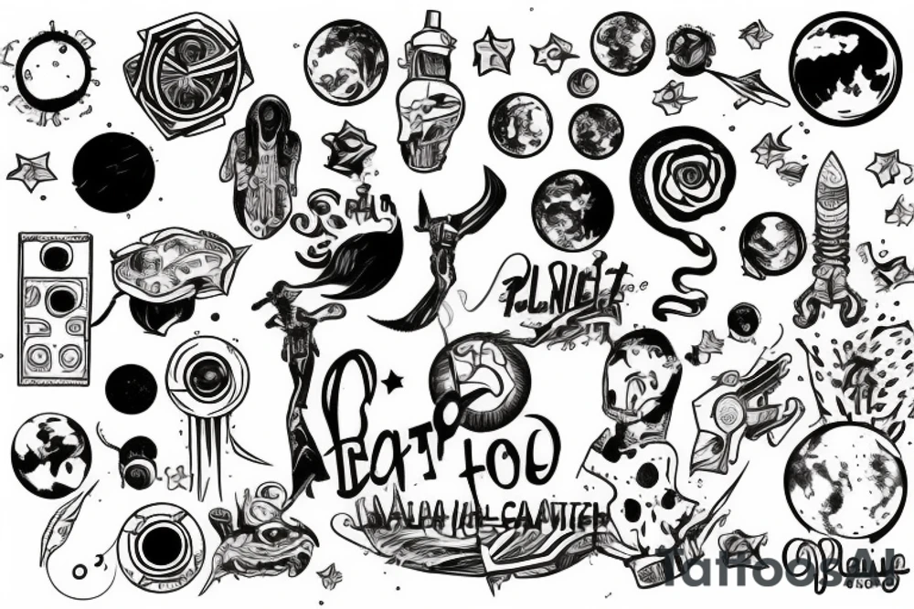 Planeta from tv serowe the 100 tattoo idea