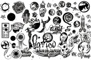 Planeta from tv serowe the 100 tattoo idea