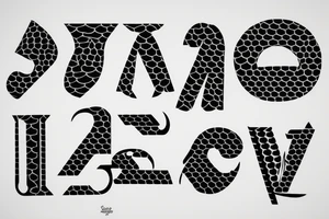 Scorpio zodiacs with letter m minimal tattoo idea