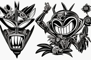 crash bandicoot tattoo idea