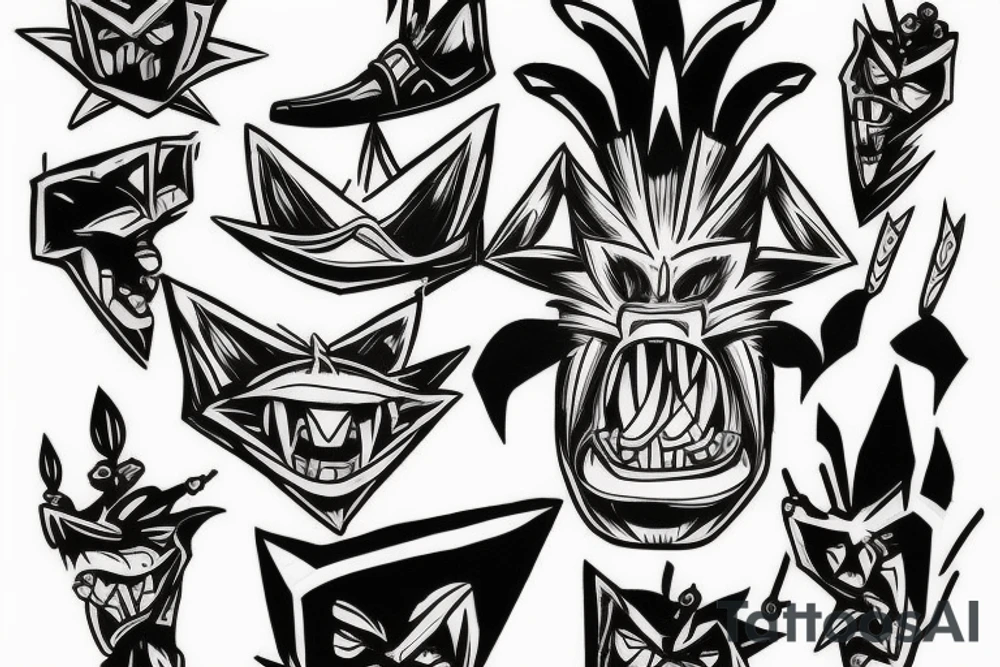 crash bandicoot tattoo idea