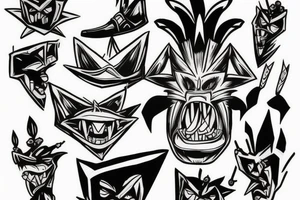 crash bandicoot tattoo idea