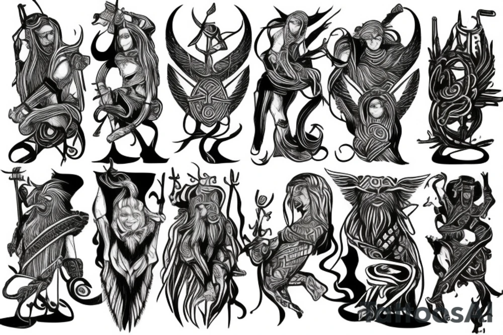 norse mythology tattoo idea