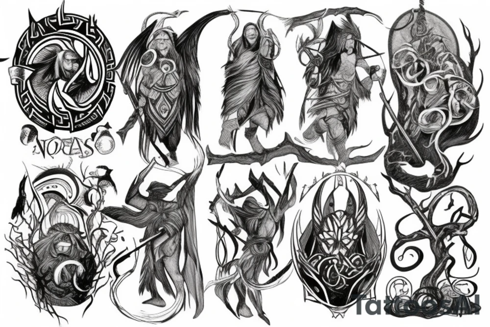 norse mythology tattoo idea