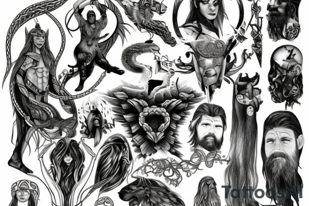 norse mythology tattoo idea