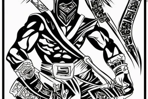 Sub-zero from Mortal Kombat tattoo idea