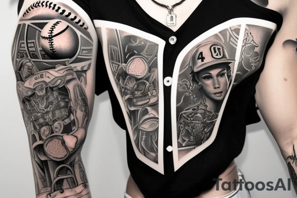 Number 8 like on a baseball jersey with nice background detail. There is a rubber bracelet layed over it as well tattoo idea