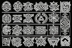 Tattoo design with duality symbol tattoo idea