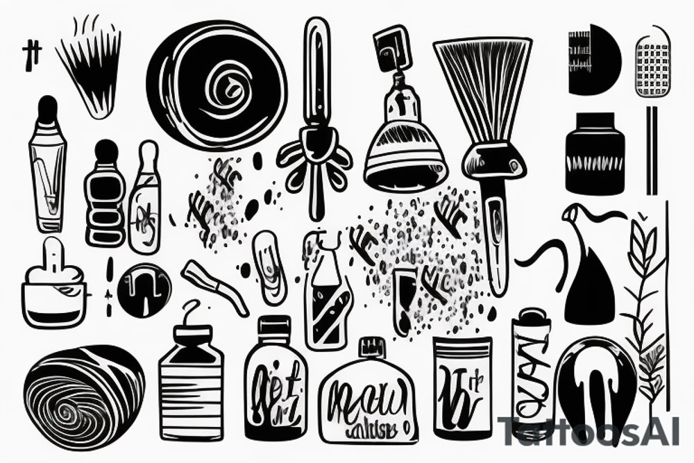 get in the shower if it all goes wrong tattoo idea