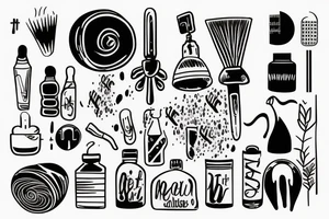 get in the shower if it all goes wrong tattoo idea