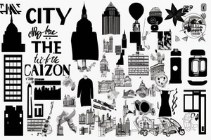 The city by the 1975 tattoo idea