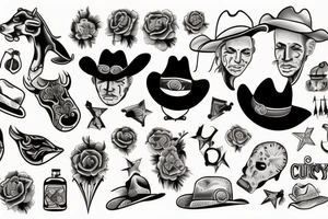 Cowboy tattoo idea