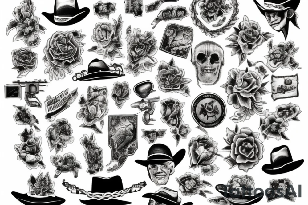 Cowboy tattoo idea
