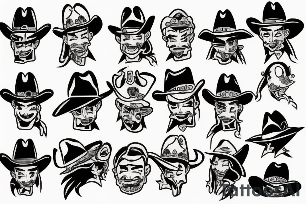 Cowboy tattoo idea