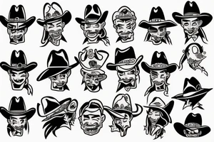 Cowboy tattoo idea